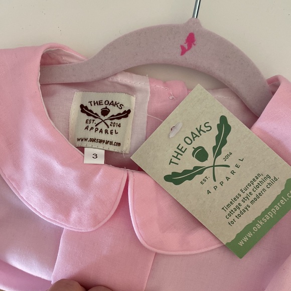 The Oaks Apparel Easter Tea Cup Bunny Dress. Size 3T - Picture 5 of 6